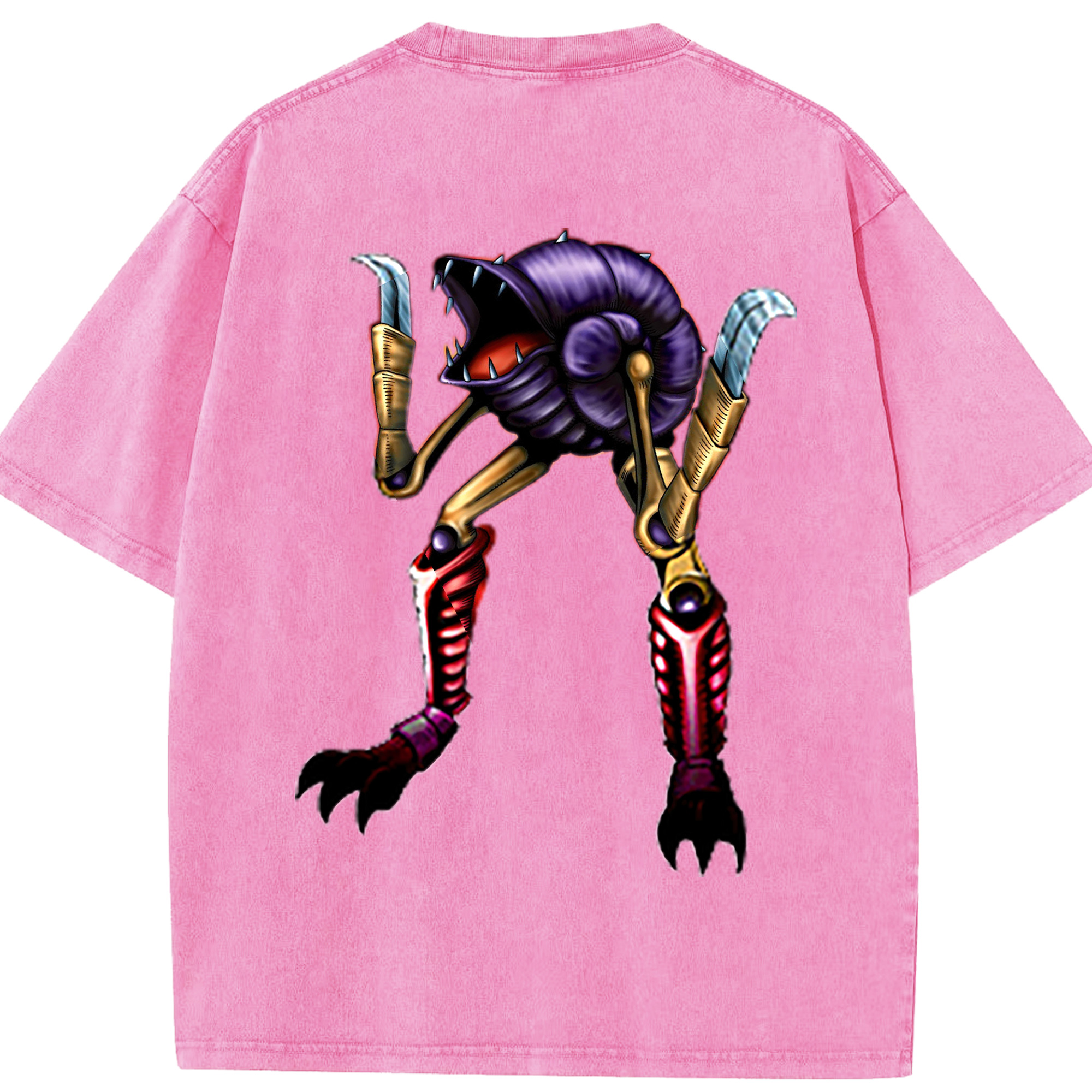 （画像用） 遊☆戯☆王 Yu-Gi-Oh! 綿100% ヴィンテージ風 半袖Tシャツ（背面プリント）